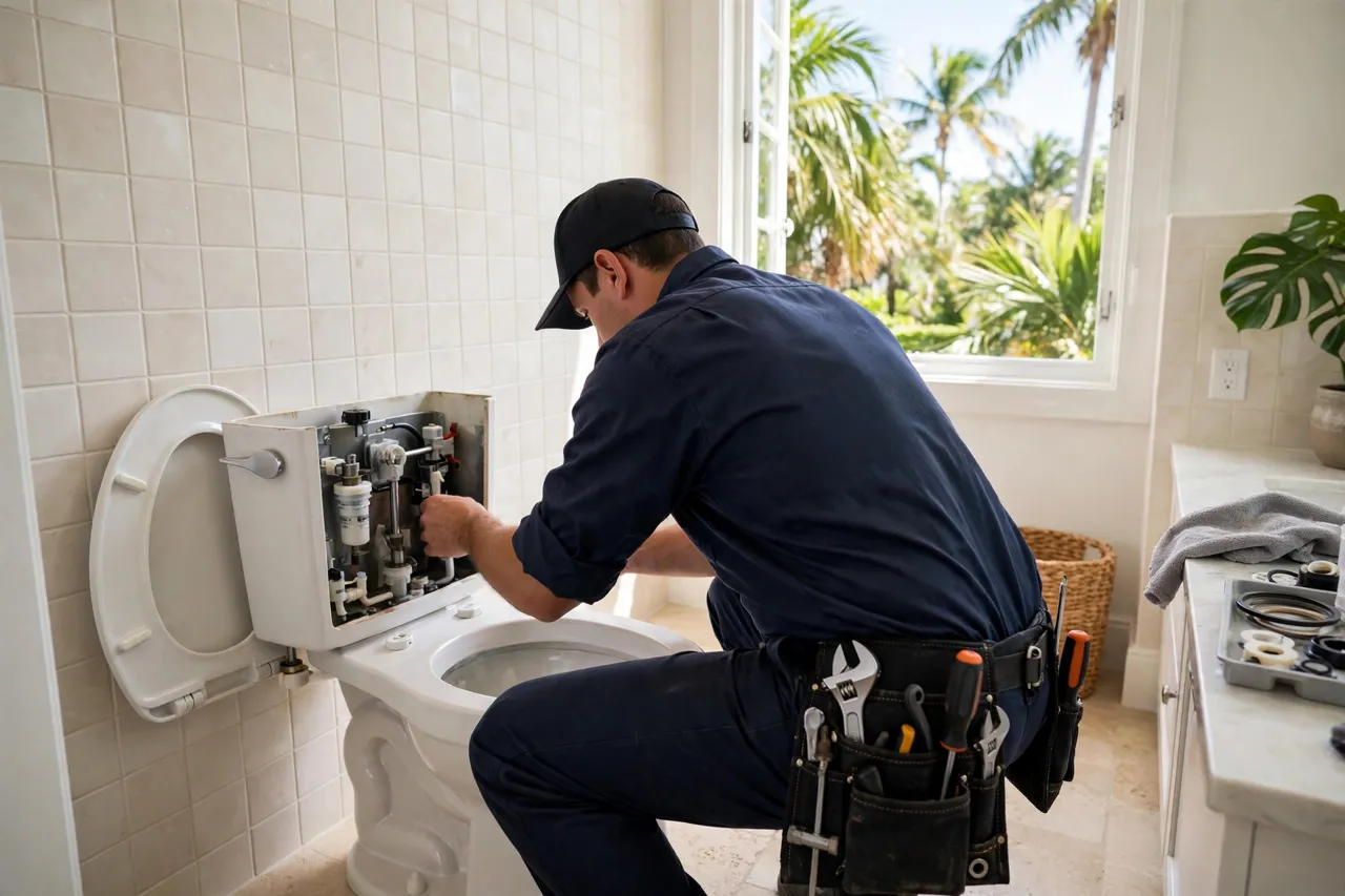 Residential plumbing work by MW Plumbing in Homestead