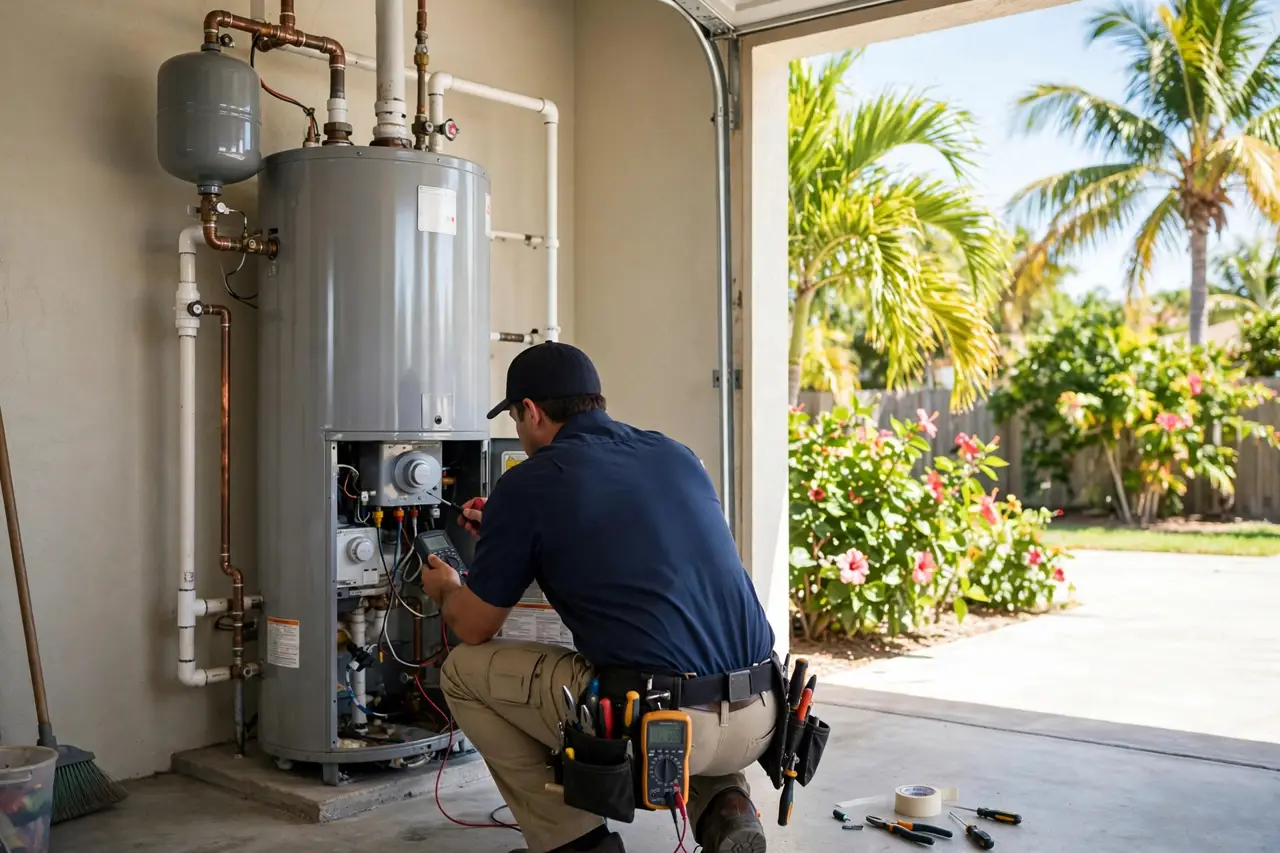 Why is my water heater not heating water in Homestead